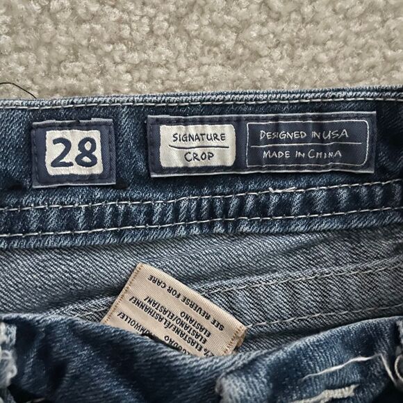 Miss Me Signature Crop embellished denim - Picture 3 of 3